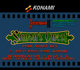 Castlevania II - Simon's Quest (Re-translation)